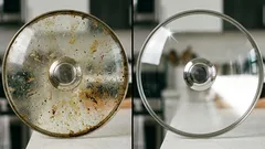 鍋やフライパンのガラス蓋が透き通るように輝きます：完璧な清潔さを実現する意外な秘訣